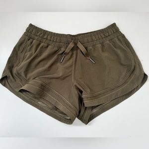 Lululemon forest green shorts